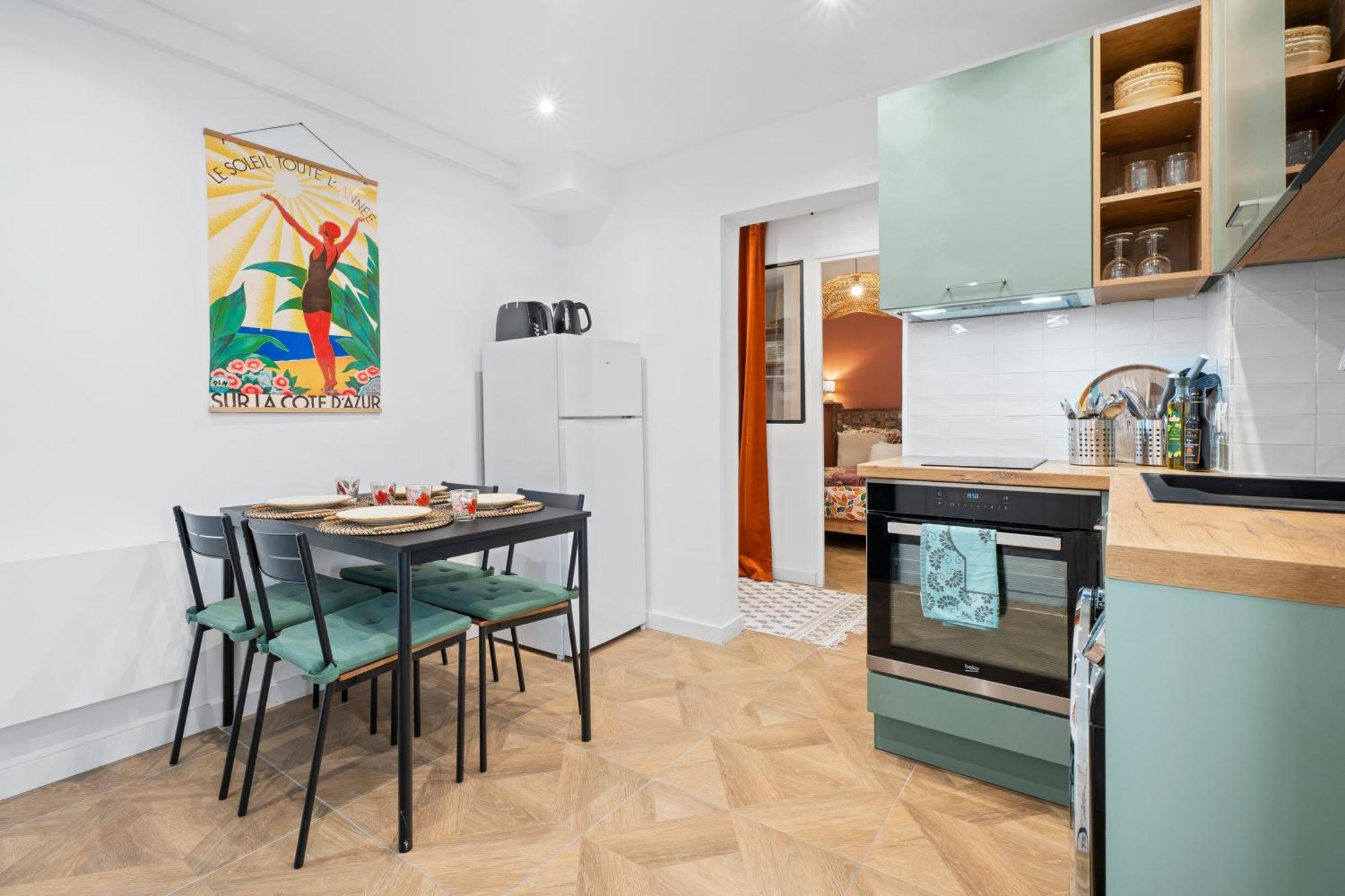 Renting - Barberis - Unique Getaway 2-room With Rooftop Terrace Nizza